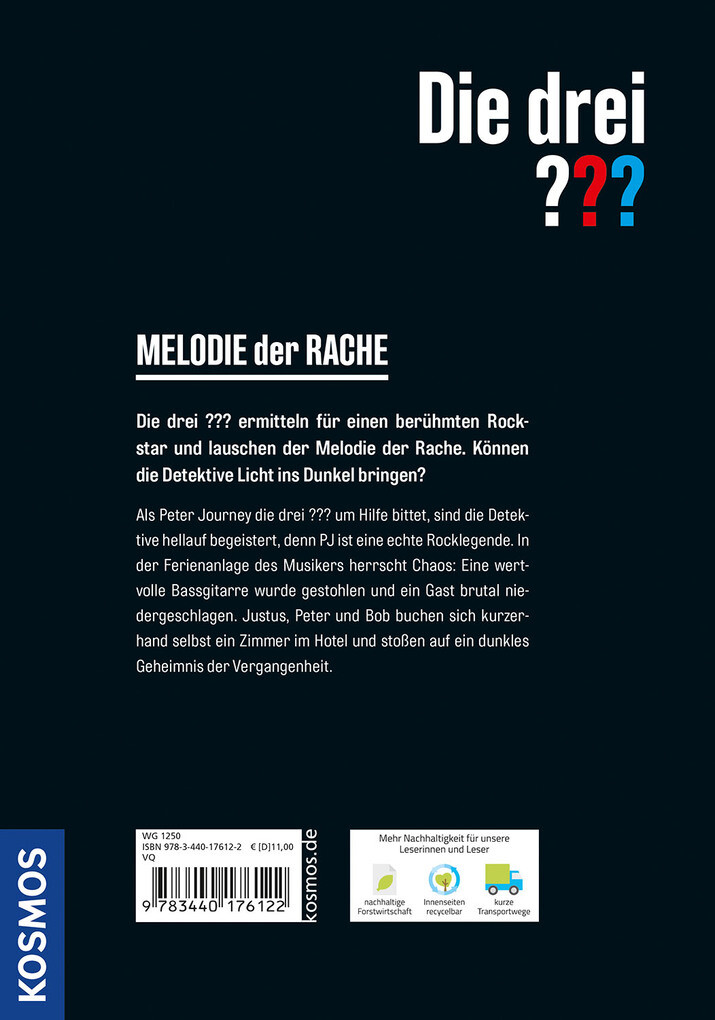 Weitere Ansicht: Die drei ??? Melodie der Rache | Christoph Dittert