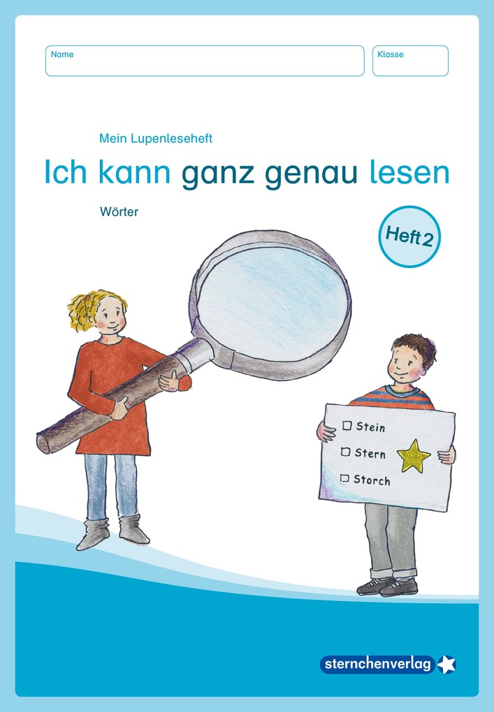 Weitere Ansicht: Mein Lupenleseheft 1 und 2 - Ich kann ganz genau lesen - | Katrin Langhans, sternchenverlag GmbH