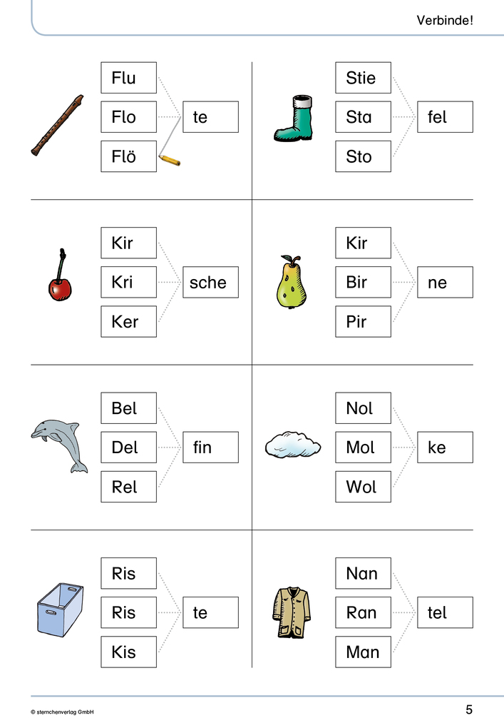 Weitere Ansicht: Mein Lupenleseheft 1 und 2 - Ich kann ganz genau lesen - | Katrin Langhans, sternchenverlag GmbH