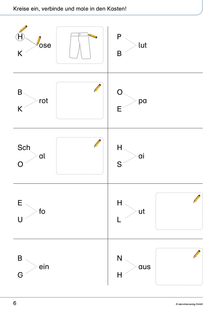 Weitere Ansicht: Mein Lupenleseheft 1 und 2 - Ich kann ganz genau lesen - | Katrin Langhans, sternchenverlag GmbH