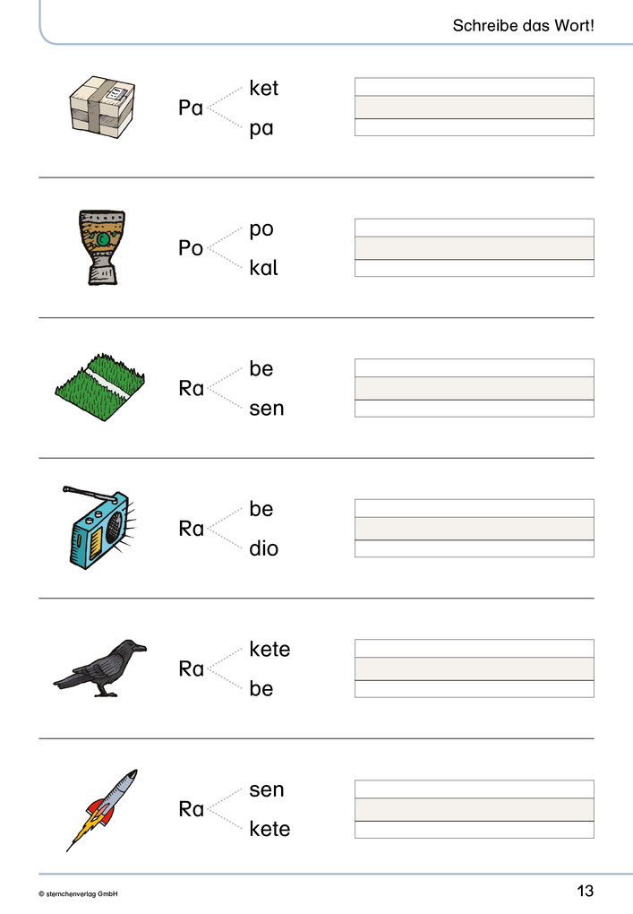 Weitere Ansicht: Mein Lupenleseheft 1 und 2 - Ich kann ganz genau lesen - | Katrin Langhans, sternchenverlag GmbH