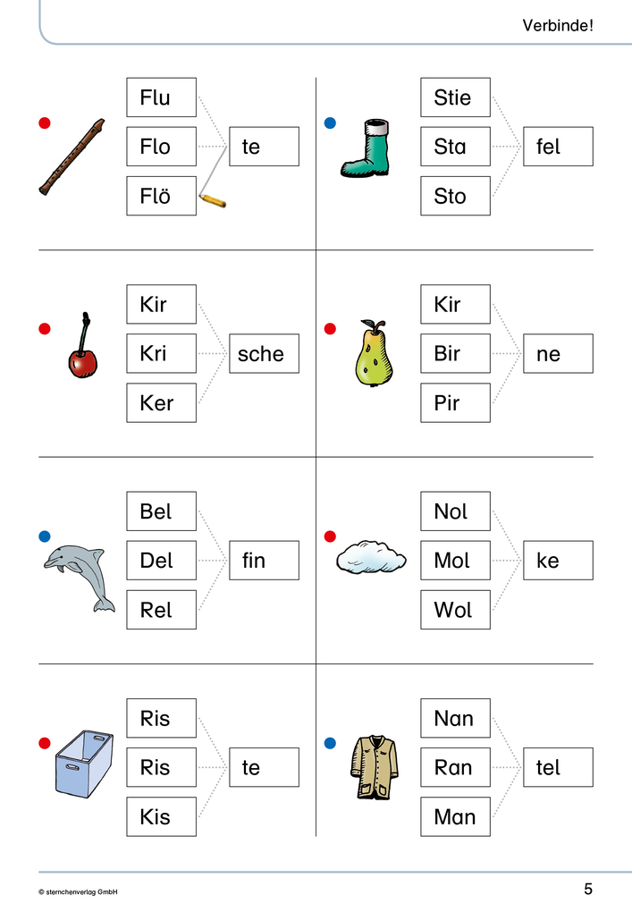 Weitere Ansicht: Mein Lupenleseheft 1 und 2 - Ich kann ganz genau lesen - DaZ - Ausgabe in Artikelkennzeichnung | Katrin Langhans, sternchenverlag GmbH