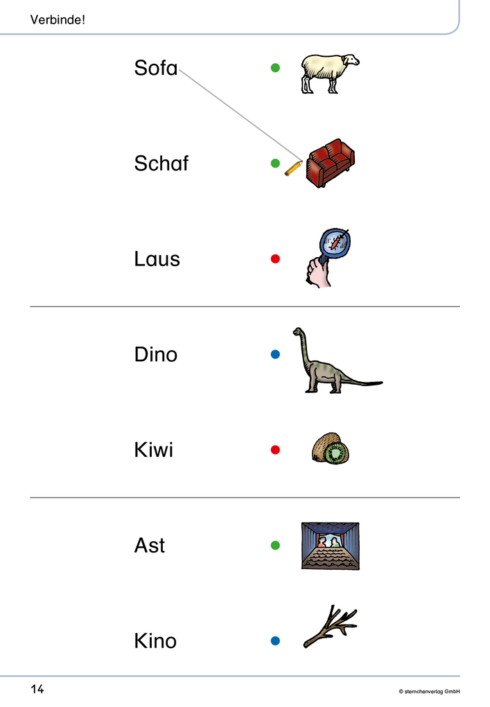 Weitere Ansicht: Mein Lupenleseheft 1 und 2 - Ich kann ganz genau lesen - DaZ - Ausgabe in Artikelkennzeichnung | Katrin Langhans, sternchenverlag GmbH