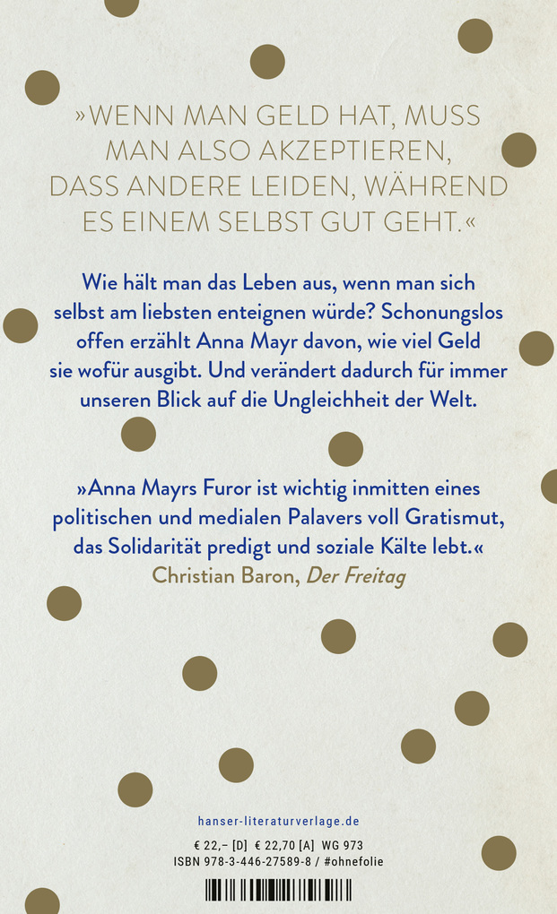 Weitere Ansicht: Geld spielt keine Rolle | Anna Mayr