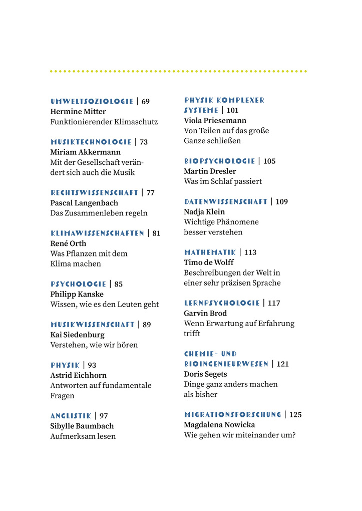 Weitere Ansicht: Young Scientists | Miriam Holzapfel, Die Junge Akademie