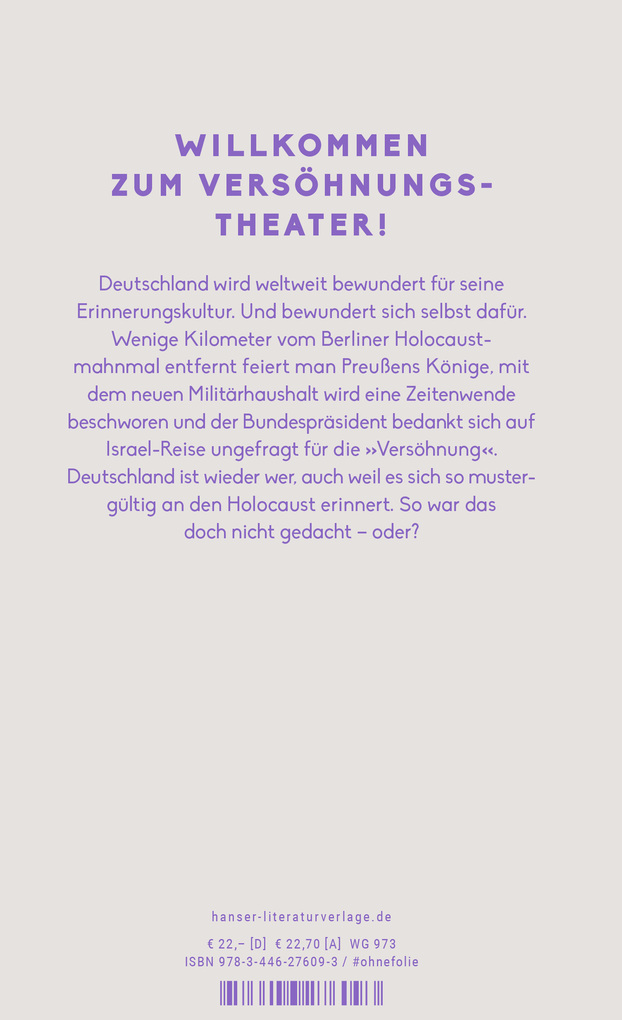 Weitere Ansicht: Versöhnungstheater | Max Czollek