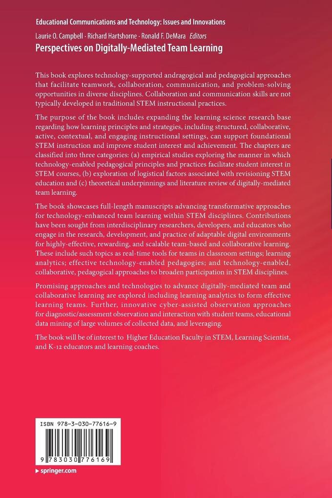 Weitere Ansicht: Perspectives on Digitally-Mediated Team Learning