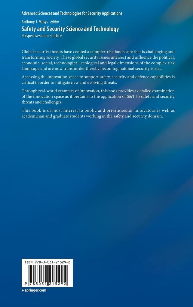 Weitere Ansicht: Safety and Security Science and Technology