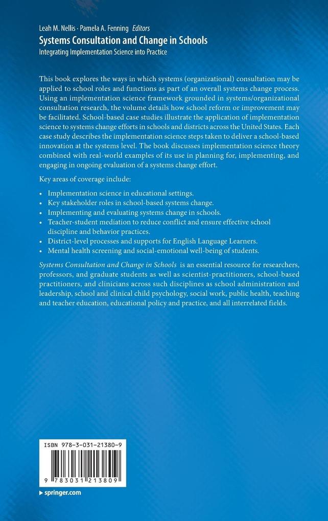 Weitere Ansicht: Systems Consultation and Change in Schools