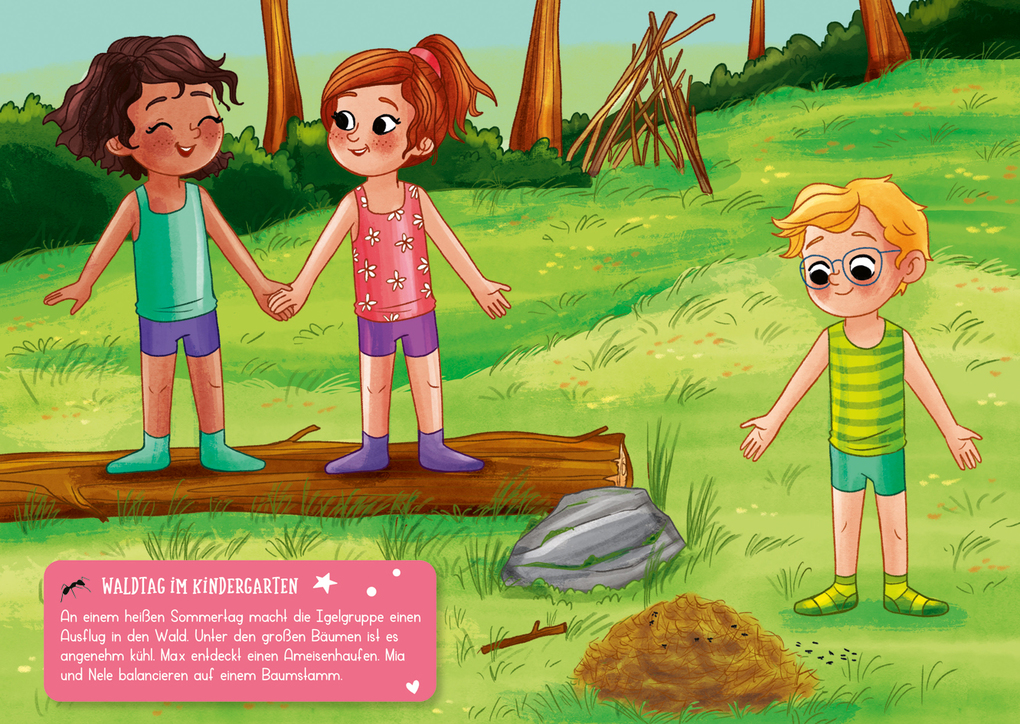 Weitere Ansicht: Mein kleines Sticker-Anziehbuch. Im Wald | Julia Reindl