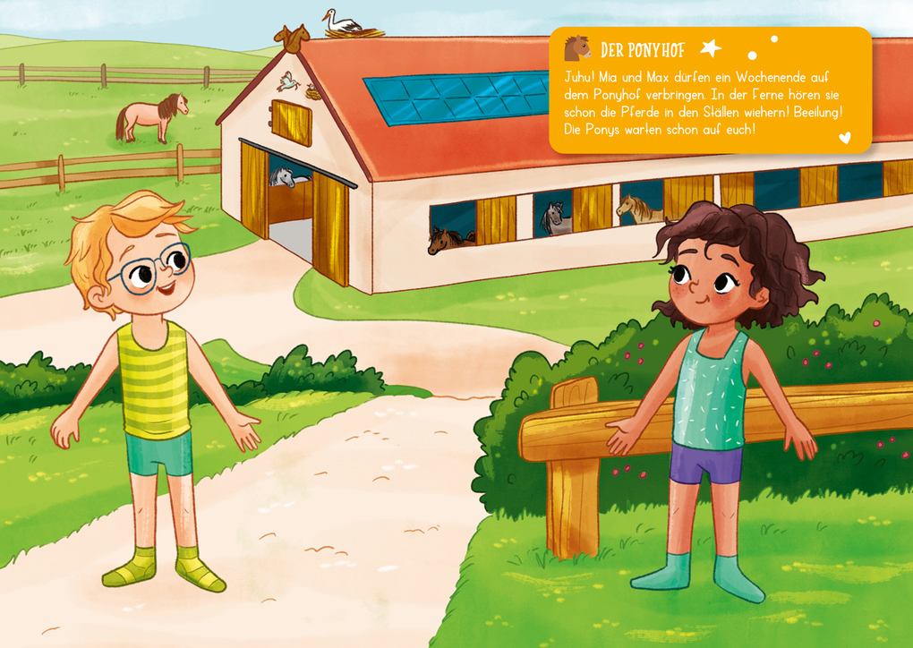 Weitere Ansicht: Mein kleines Sticker-Anziehbuch. Auf dem Ponyhof | Julia Reindl