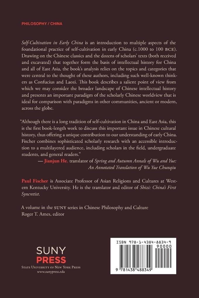 Weitere Ansicht: Self-Cultivation in Early China | Paul Fischer