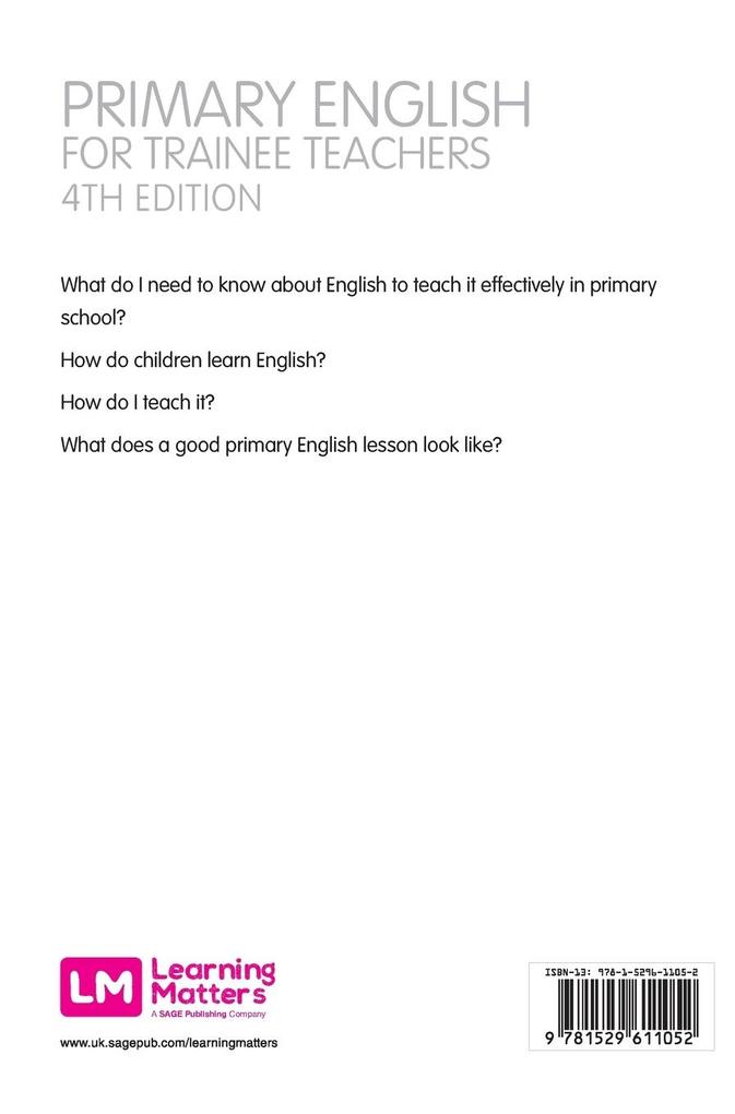 Weitere Ansicht: Primary English for Trainee Teachers