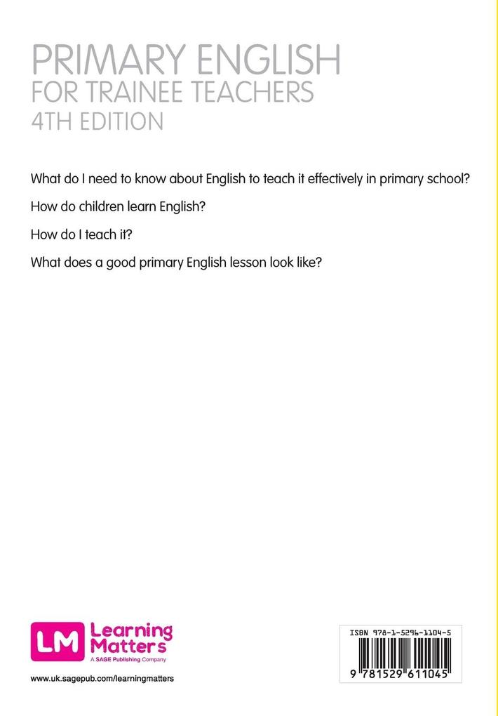 Weitere Ansicht: Primary English for Trainee Teachers