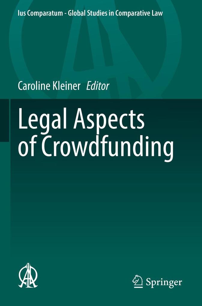 Produktbild: Legal Aspects of Crowdfunding