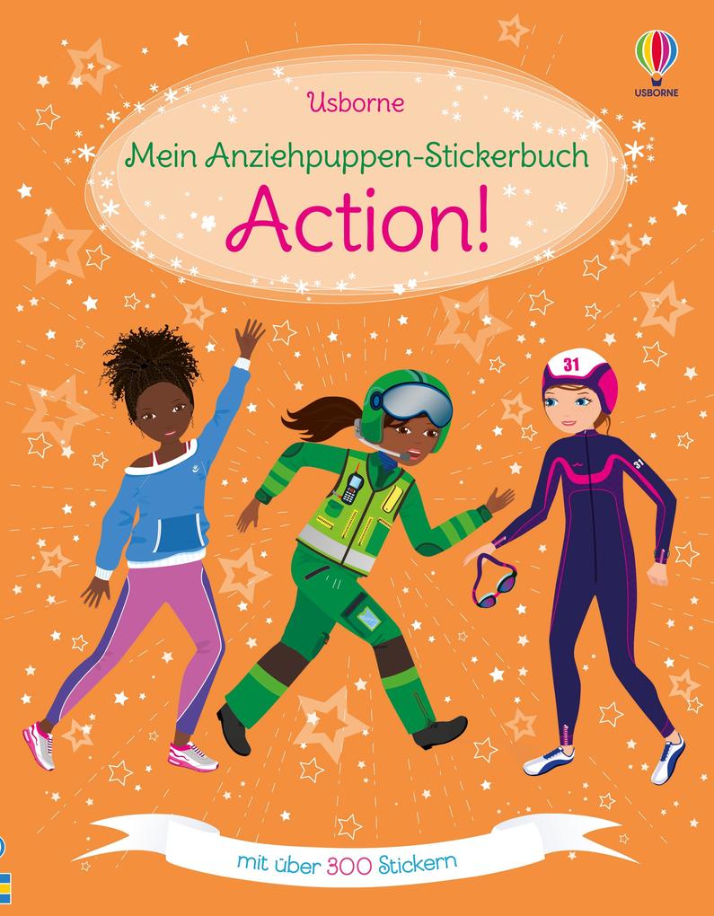Produktbild: Mein Anziehpuppen-Stickerbuch: Action! | Fiona Watt