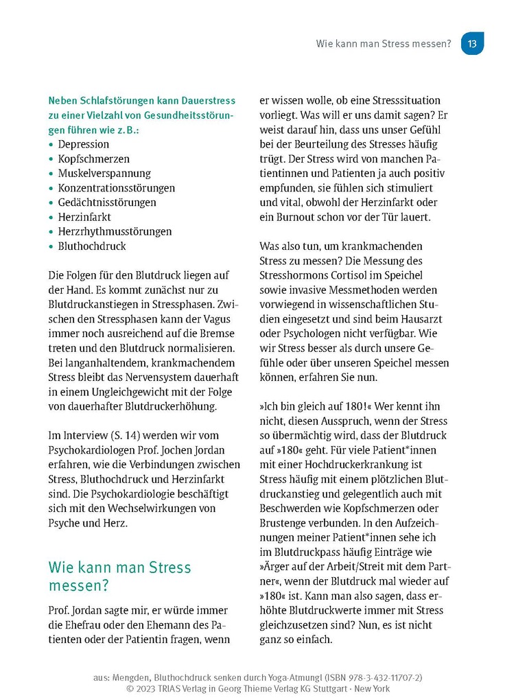 Weitere Ansicht: Bluthochdruck senken durch Yoga-Atmung | Thomas Mengden