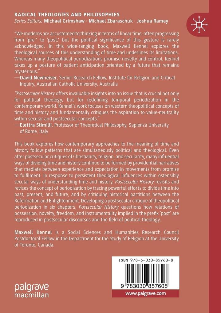 Weitere Ansicht: Postsecular History | Maxwell Kennel