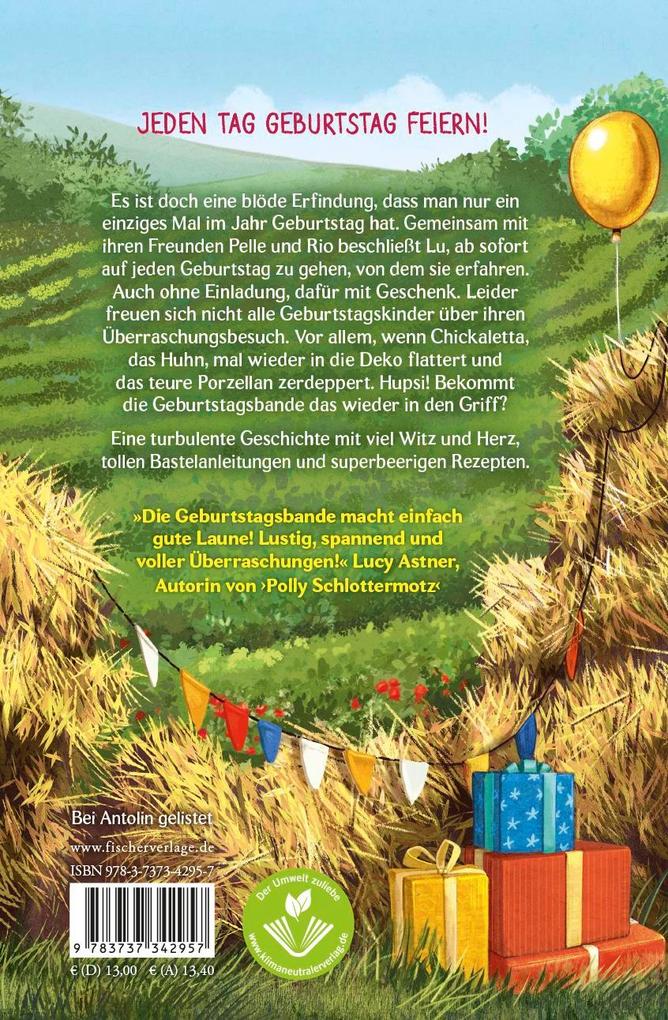 Weitere Ansicht: Die Geburtstagsbande. Auf die Plätze, fertig, feiern! | Claudia Schaumann