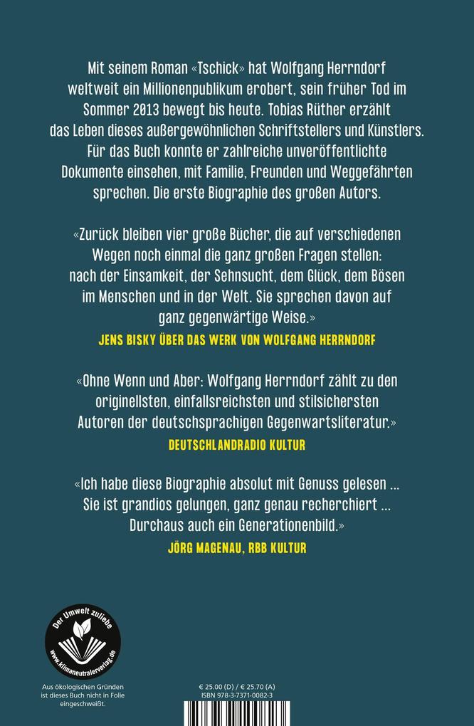 Weitere Ansicht: Herrndorf | Tobias Rüther