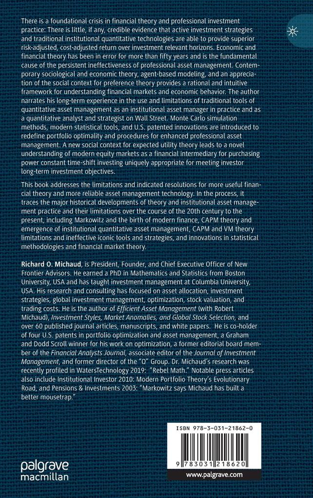 Weitere Ansicht: Finance's Wrong Turns | Richard O. Michaud