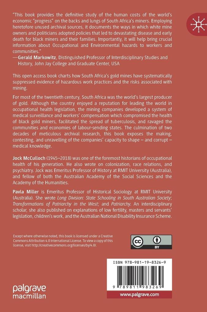 Weitere Ansicht: Mining Gold and Manufacturing Ignorance | Jock McCulloch, Pavla Miller