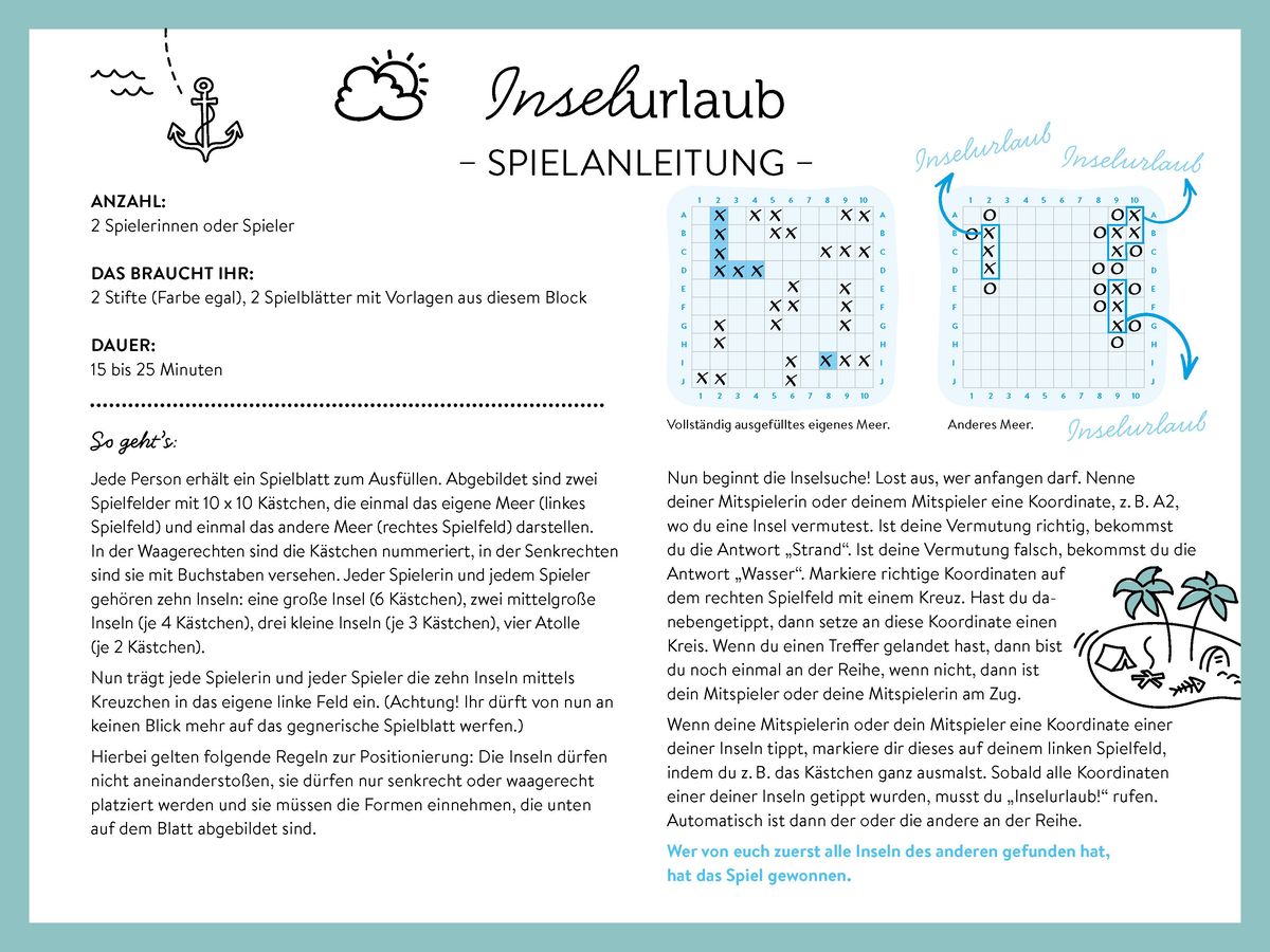 Weitere Ansicht: Der große Spieleblock. Spielspaß für Groß und Klein | pen2nature