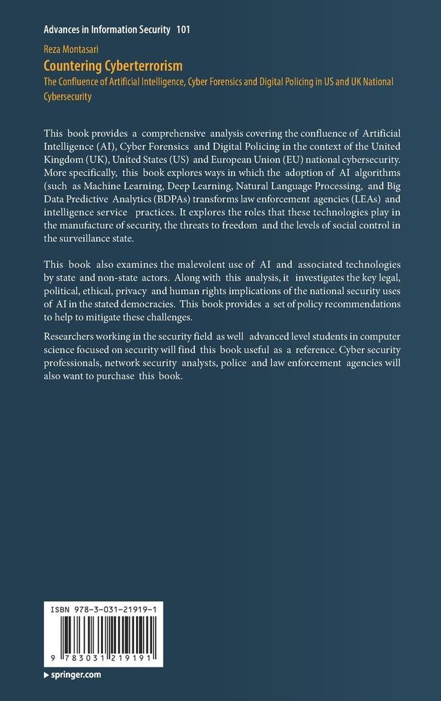 Weitere Ansicht: Countering Cyberterrorism | Reza Montasari