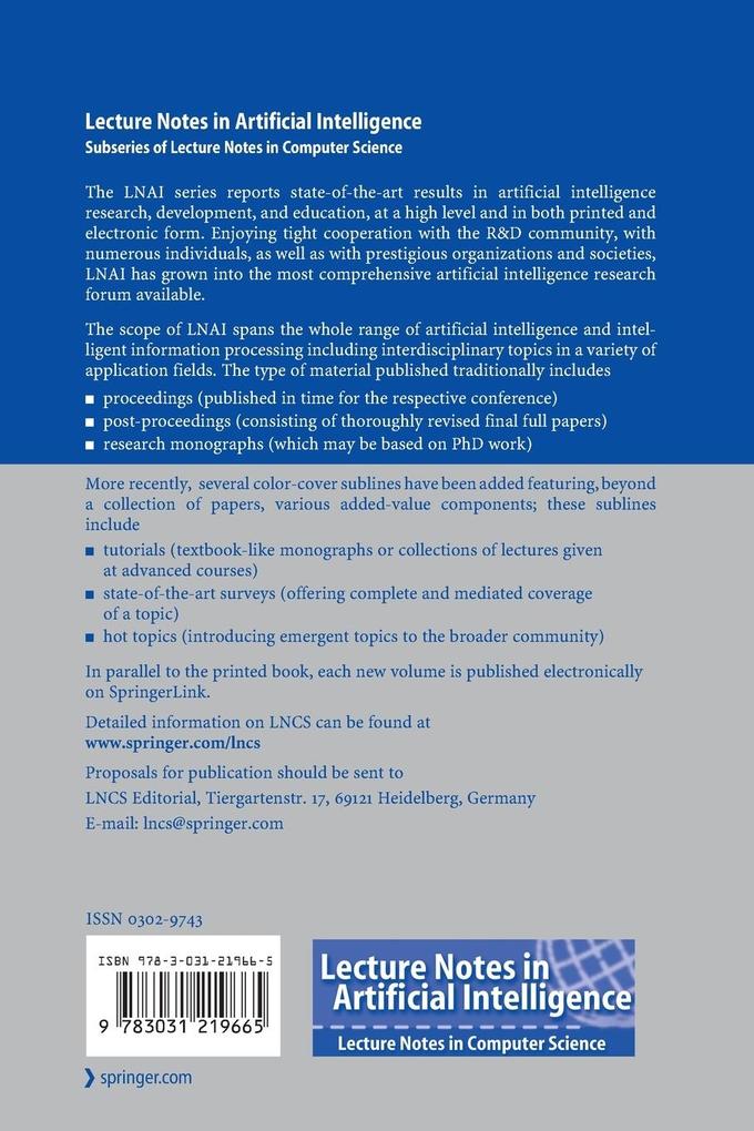 Weitere Ansicht: Intelligent Information and Database Systems