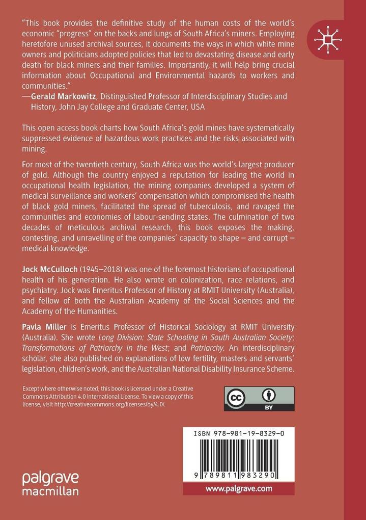 Weitere Ansicht: Mining Gold and Manufacturing Ignorance | Jock McCulloch, Pavla Miller