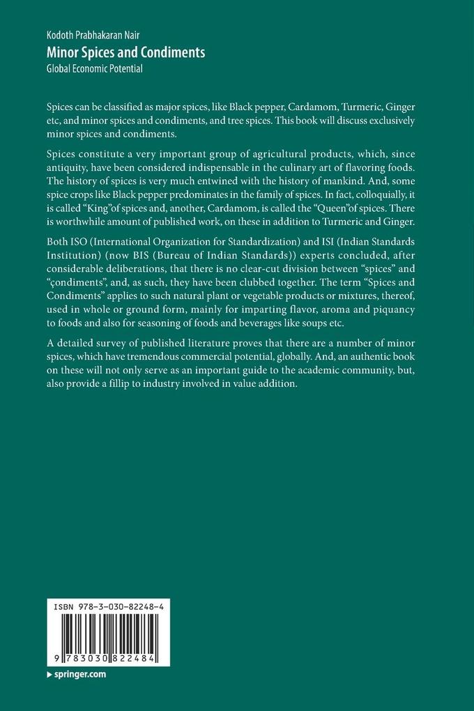 Weitere Ansicht: Minor Spices and Condiments | Kodoth Prabhakaran Nair
