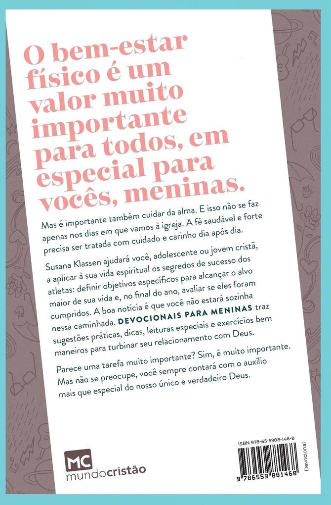 Weitere Ansicht: Devocionais para meninas: Um ano de atividades para turbinar sua fé | Susana Klassen