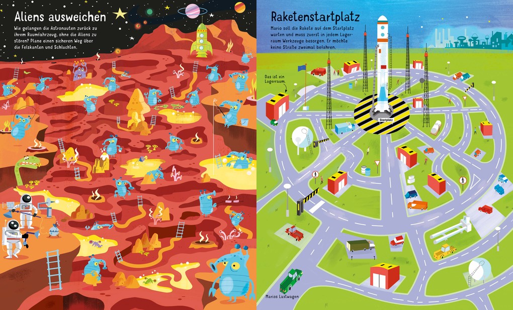 Weitere Ansicht: Puzzle & Buch: Labyrinthe-Reise durchs All | Sam Smith