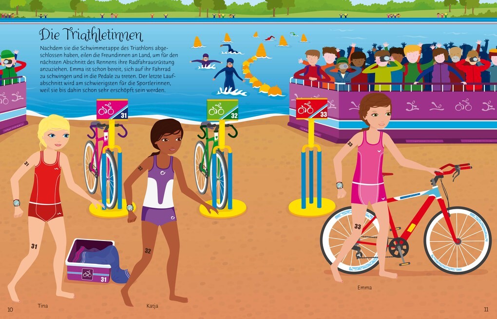Weitere Ansicht: Mein Anziehpuppen-Stickerbuch: Action! | Fiona Watt