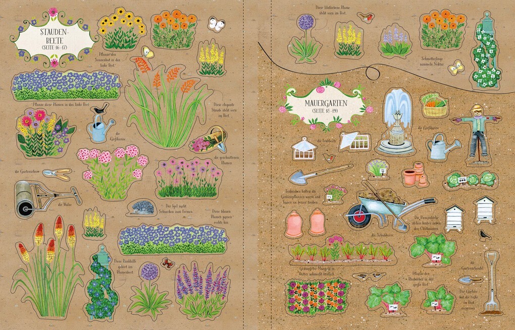 Weitere Ansicht: Mein Stickerbuch: Gartenträume | Struan Reid