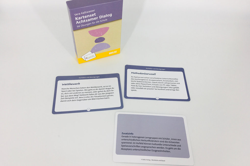 Weitere Ansicht: Kartenset Achtsamer Dialog | Vera Kaltwasser