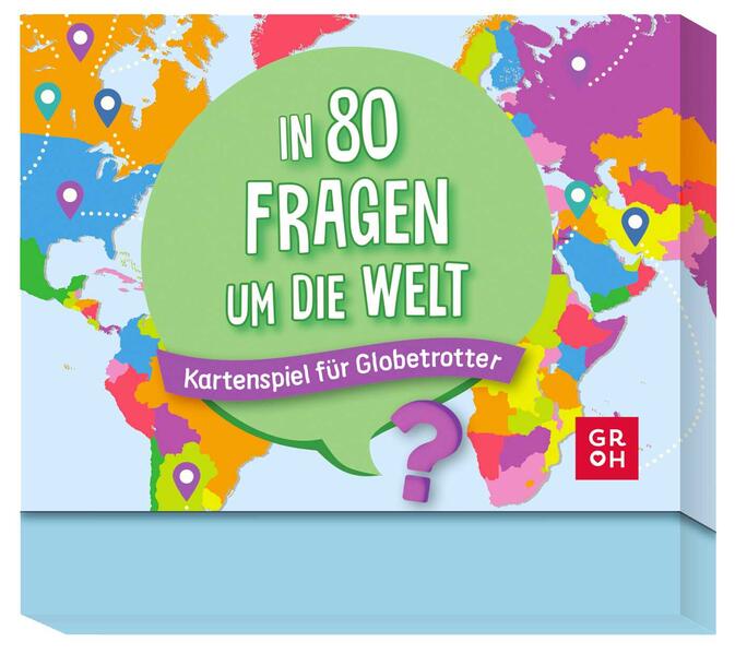 Produktbild: In 80 Fragen um die Welt - Kartenspiel für Globetrotter