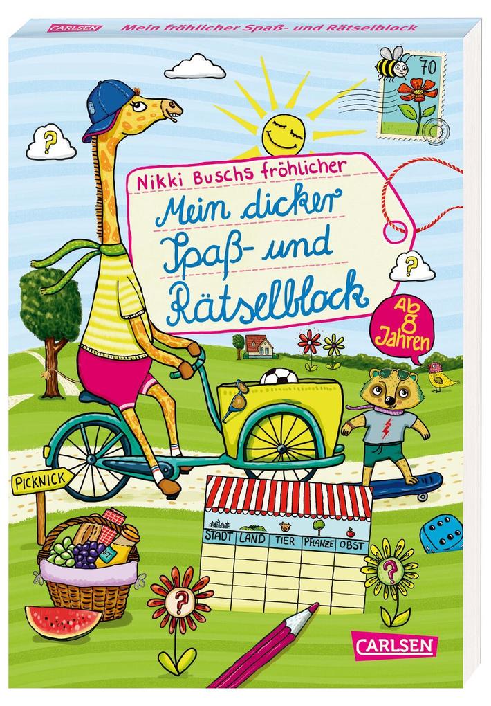 Produktbild: Rätselspaß Grundschule: Mein dicker Spaß- und Rätselblock | Nikki Busch