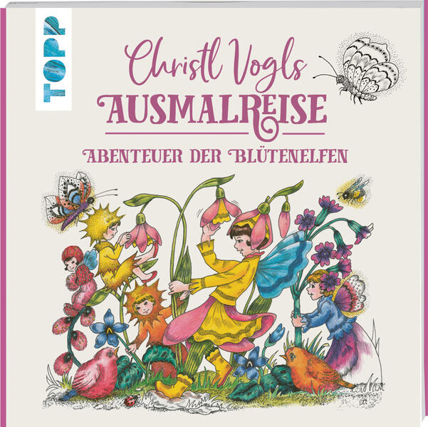 Produktbild: Christl Vogls Ausmalreise - Abenteuer der Blütenelfen | Christl Vogl