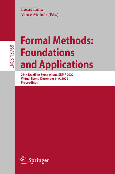 Produktbild: Formal Methods: Foundations and Applications