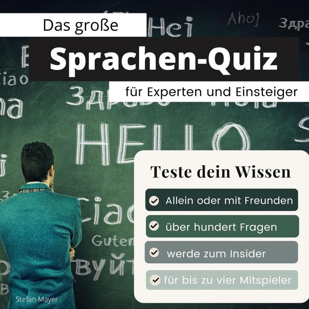 Produktbild: Das große Sprachen-Quiz für Experten und Einsteiger | Stefan Mayer