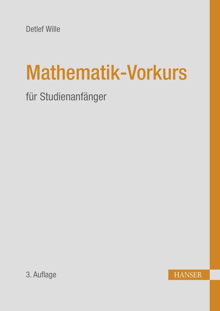 Produktbild: Mathematik-Vorkurs für Studienanfänger | Detlef Wille