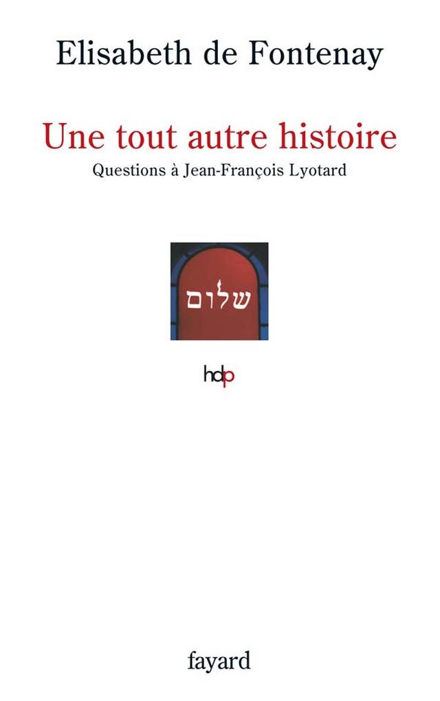 Produktbild: Une tout autre histoire | Elisabeth De Fontenay