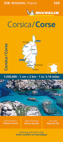 Produktbild: Michelin Corsica Map 528