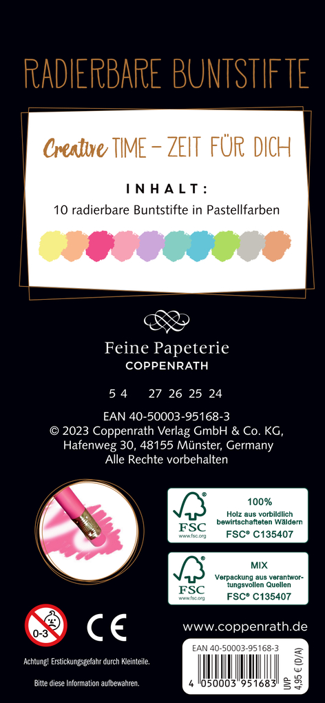 Weitere Ansicht: Radierbare Buntstifte
