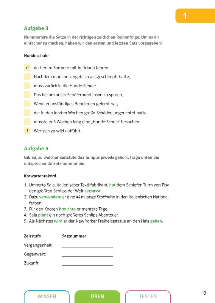 Weitere Ansicht: Sicher in Deutsch Grammatik 7./8. Klasse