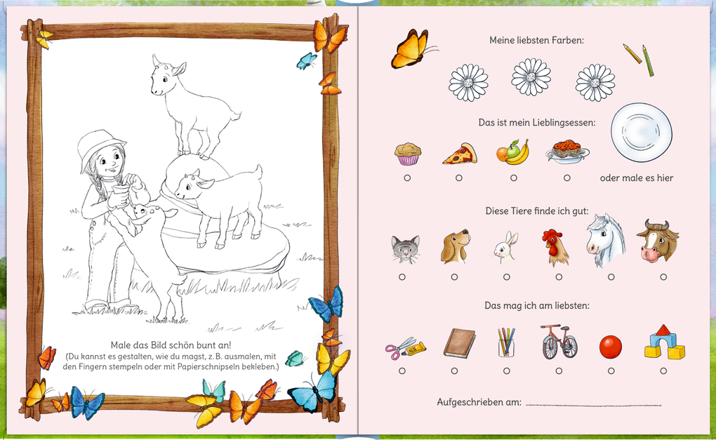 Weitere Ansicht: Freundebuch Meine Kindergartenfreunde - Meine liebsten Tiere