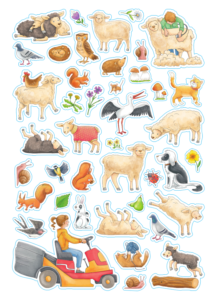 Weitere Ansicht: Mein erstes Stickeralbum - Bauernhof | Nadine Weihe