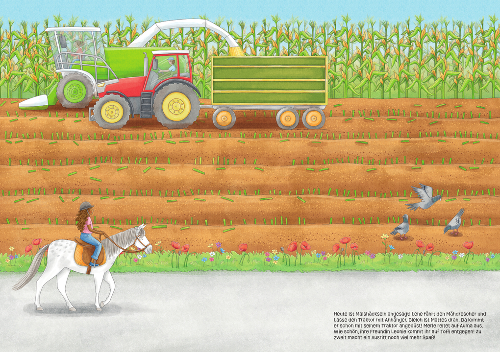 Weitere Ansicht: Mein erstes Stickeralbum - Bauernhof | Nadine Weihe