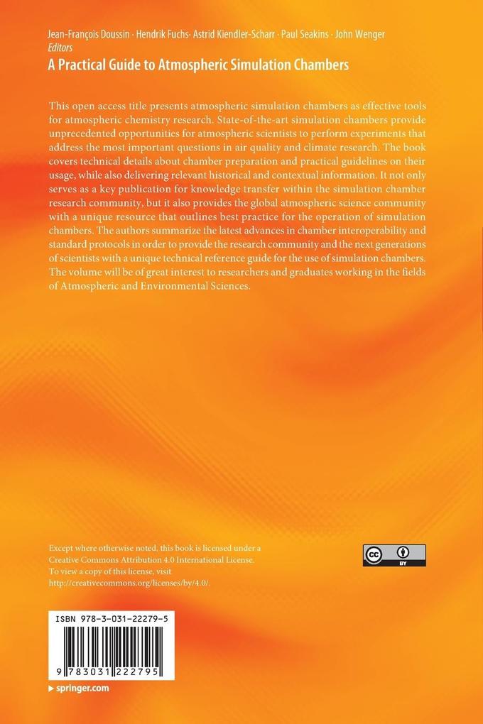 Weitere Ansicht: A Practical Guide to Atmospheric Simulation Chambers